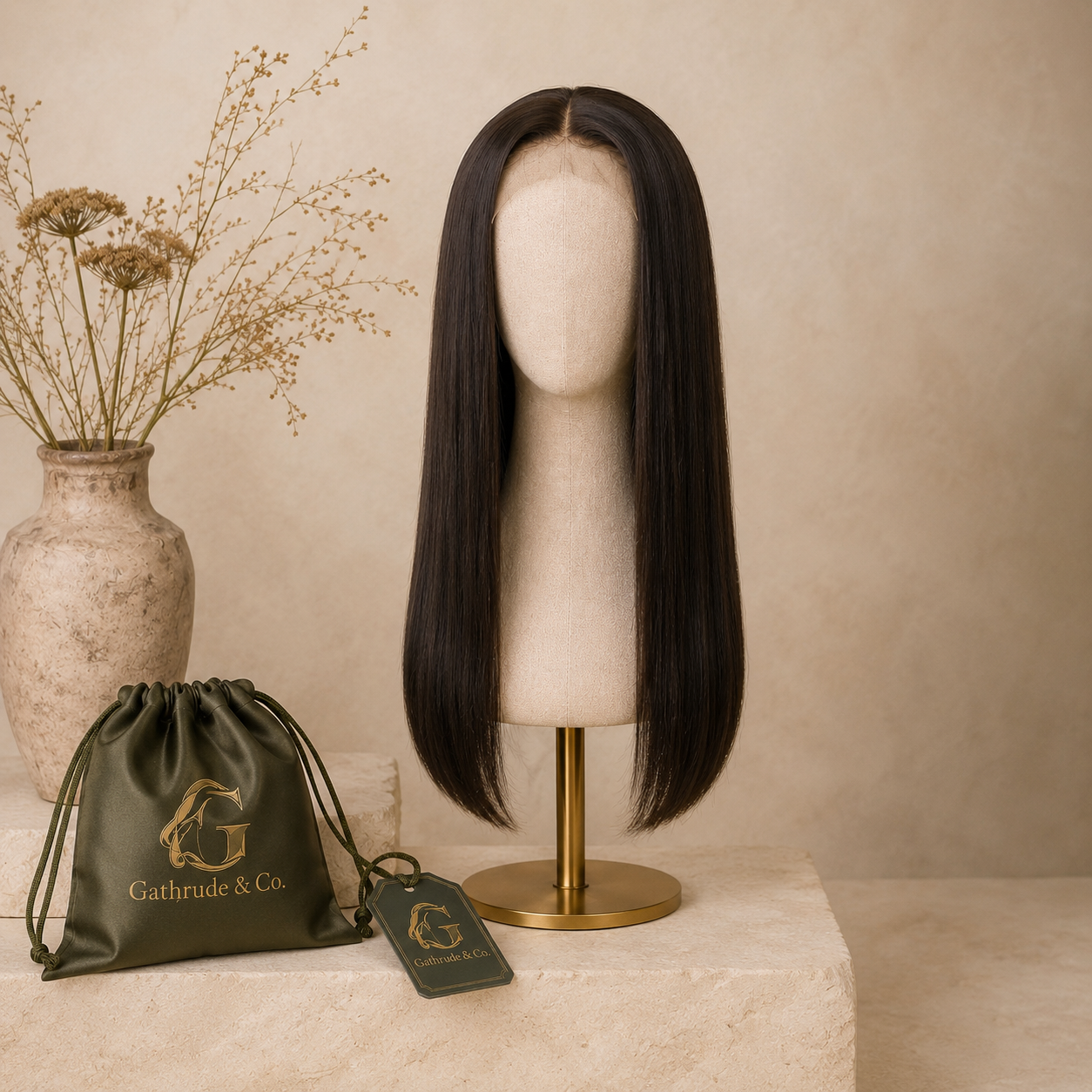 The Gathrude Signature Straight Wig HD Lace | Pre-Order